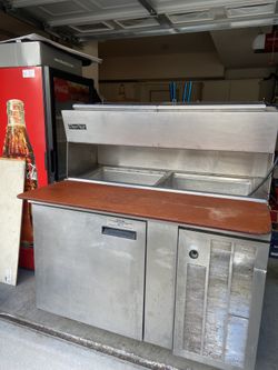 Commercial Prep Table/Refrigerator Combo- Liquitek