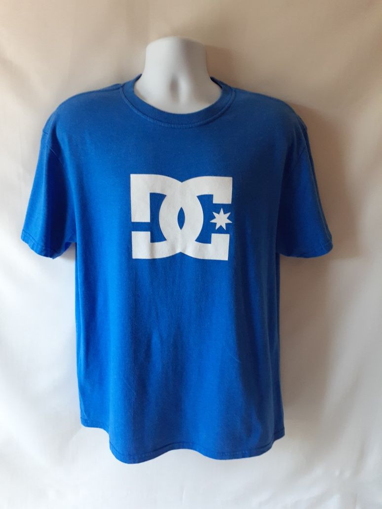 DC Shoe Co. Mens Blue Short Sleeve Graphic T Shirt size L