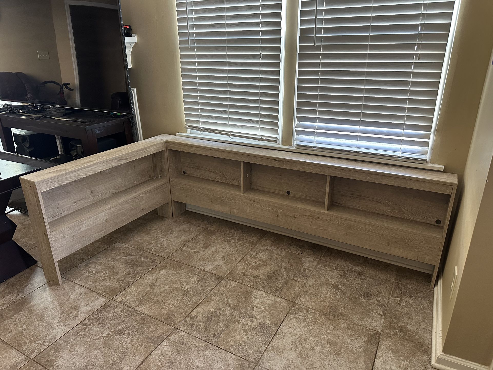 L-shaped Twin Bed Bookcase