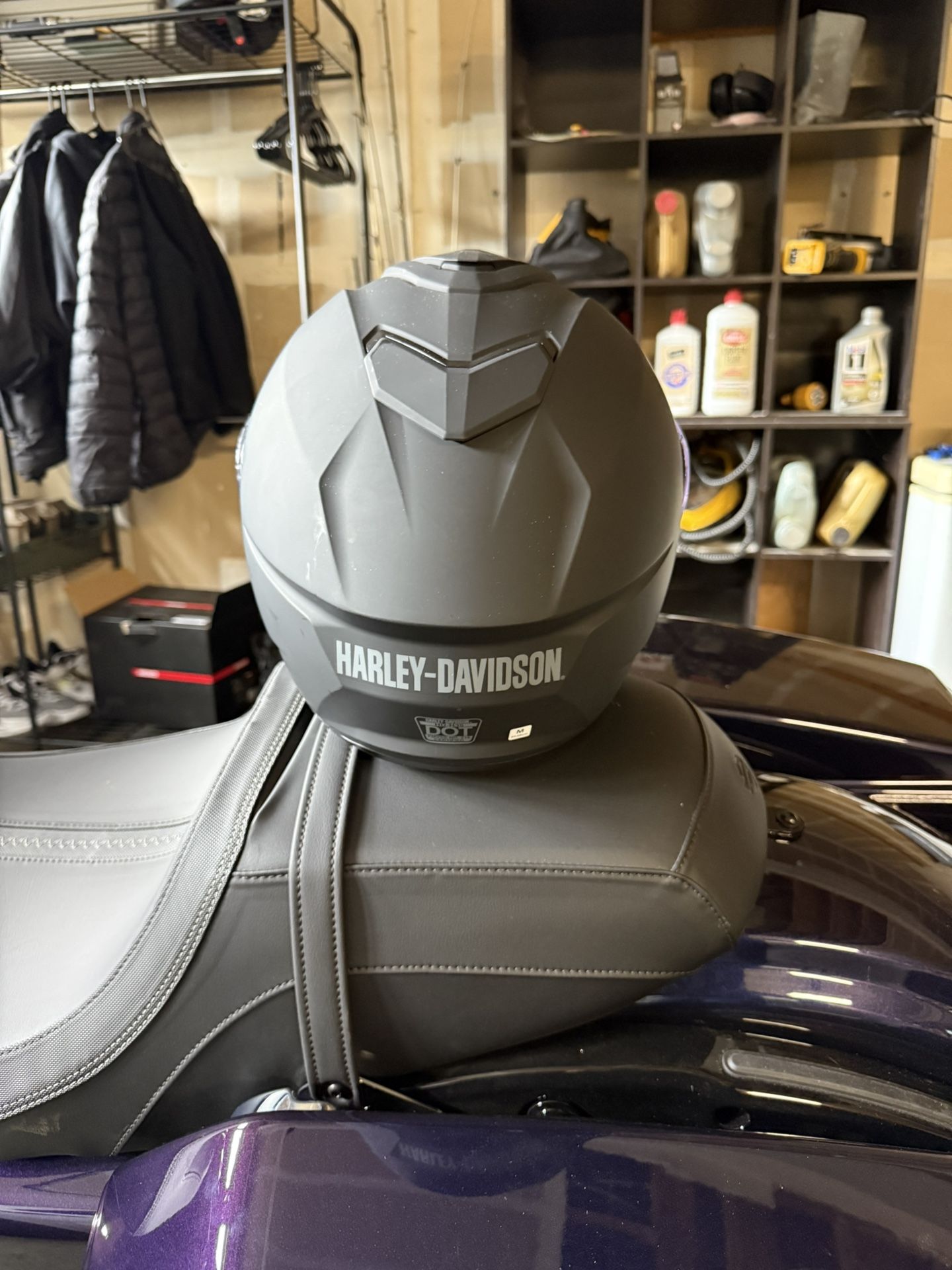 Harley Davidson® Men's Capstone Shield III H35 Modular Helmet, Matte 98121  25VX, image size:1440x1920