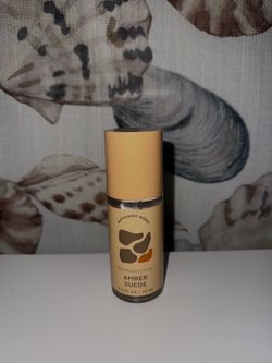 Amber suede travel size fragrance mist