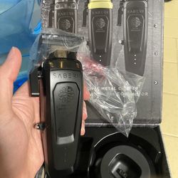 StyleCraft Saber 2.0 Cordless Modular Clipper w/ High-Torque Digital Brushless Motor - Black (SC617B)