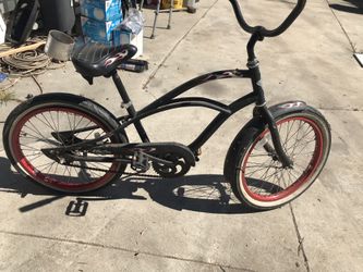 Electrical Red Rob Bike