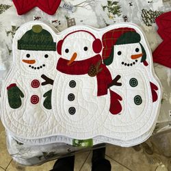 6 Christmas Placemats