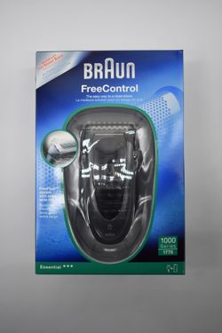 Braun FreeControl 1000 Series 1775 Men's Foil Washable Rechargeable Shaver RARE