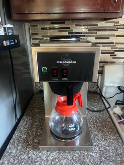Bloomfield Pour-Over Coffee Brewer (specifically similar to the 8543 / 8500 series model with a bottom warmer and top warmer plate).