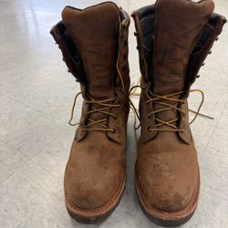 RED WINGS MENS WORK BOOTS  Sz 10.5 