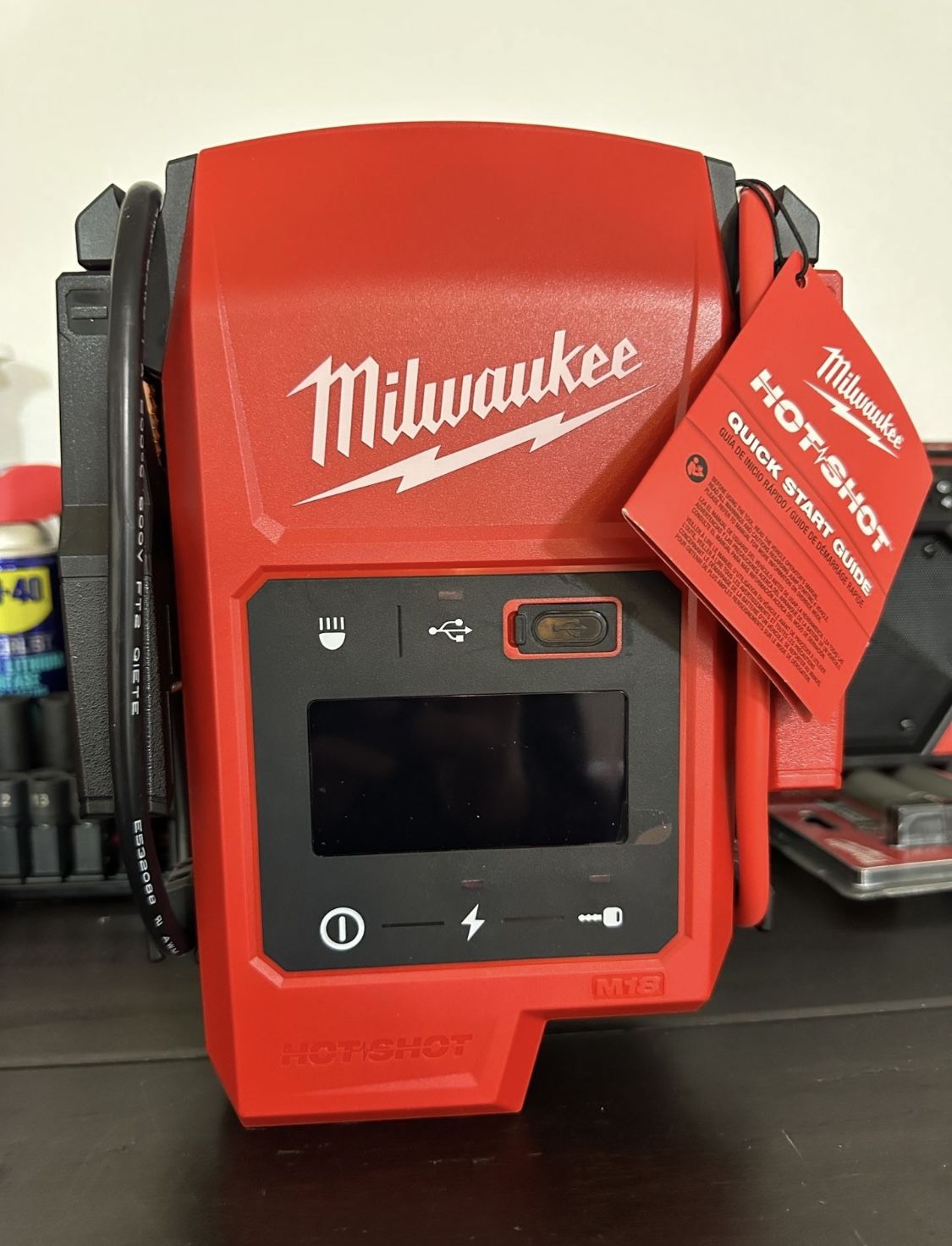 New Milwaukee HOTSHOT Jump Starter