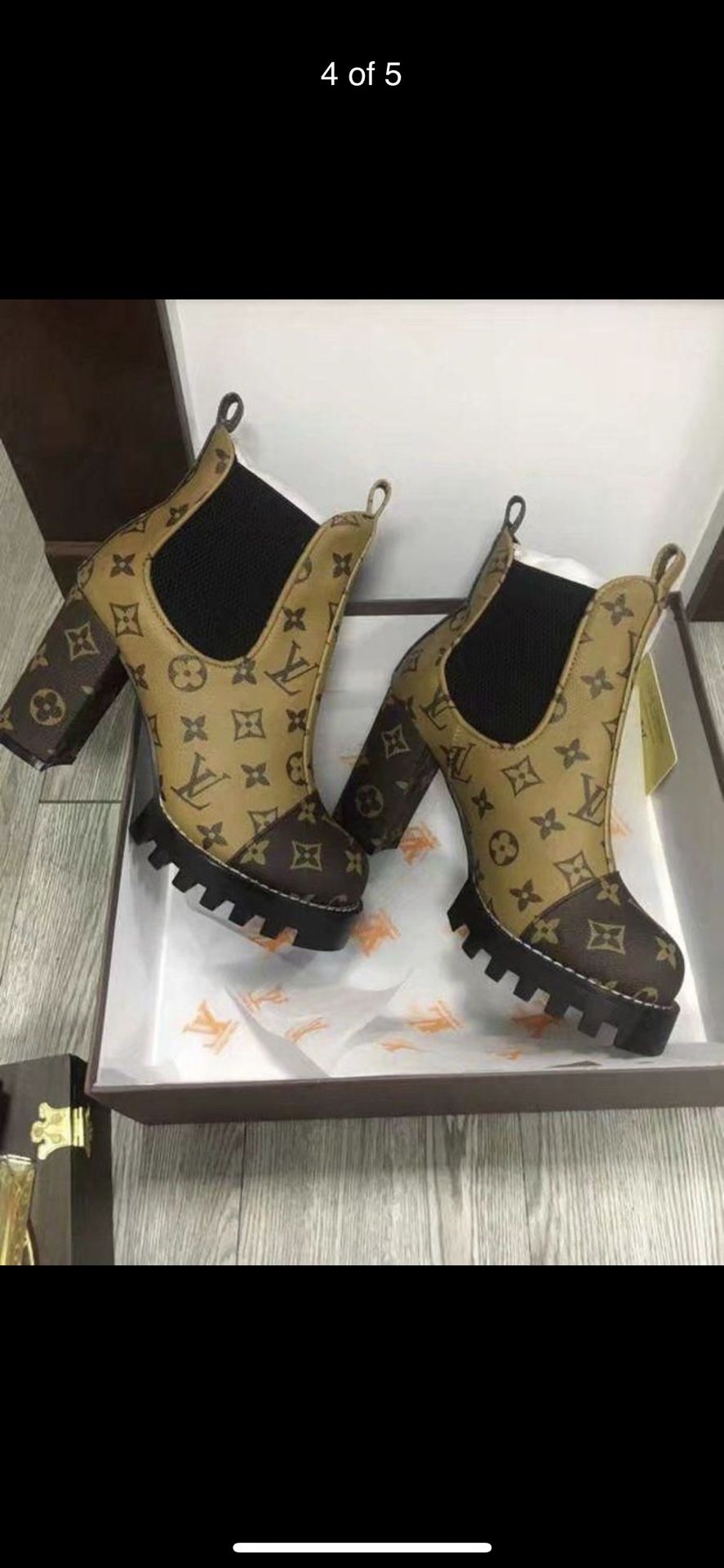 Louis Vuitton boots size 10 female Fit tide for 10 but more - Main Image