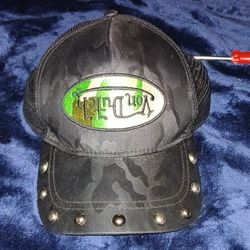 Black camo Vondutch Trucker Hat 