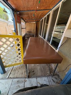 Massage table.