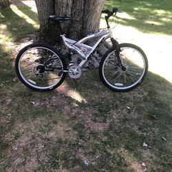 26” Mountain Bike (disc Brake And Duel Suspension)