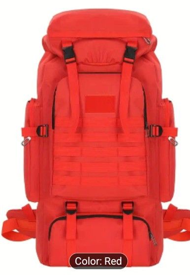 Extra Large Roomy Tactical Backpack Red&Black
