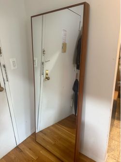 Full Length Wood Framed Mirror