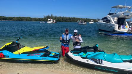 PAIR 24’ Sea-Doo 170 GTX & 23’ Yamaha Jet Blaster. , trailer, cover. Title & registration. New waterproof Sony & JBL sound systems. Ready for water