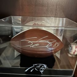 Steve Smith Sr. Autographed Football