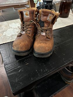 Carhartt safety toe boots 9.5 $70
