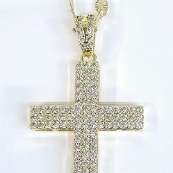 Gold Plated Cross Necklace