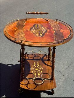 Vintage tea cart