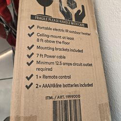 Portable outdoor heater