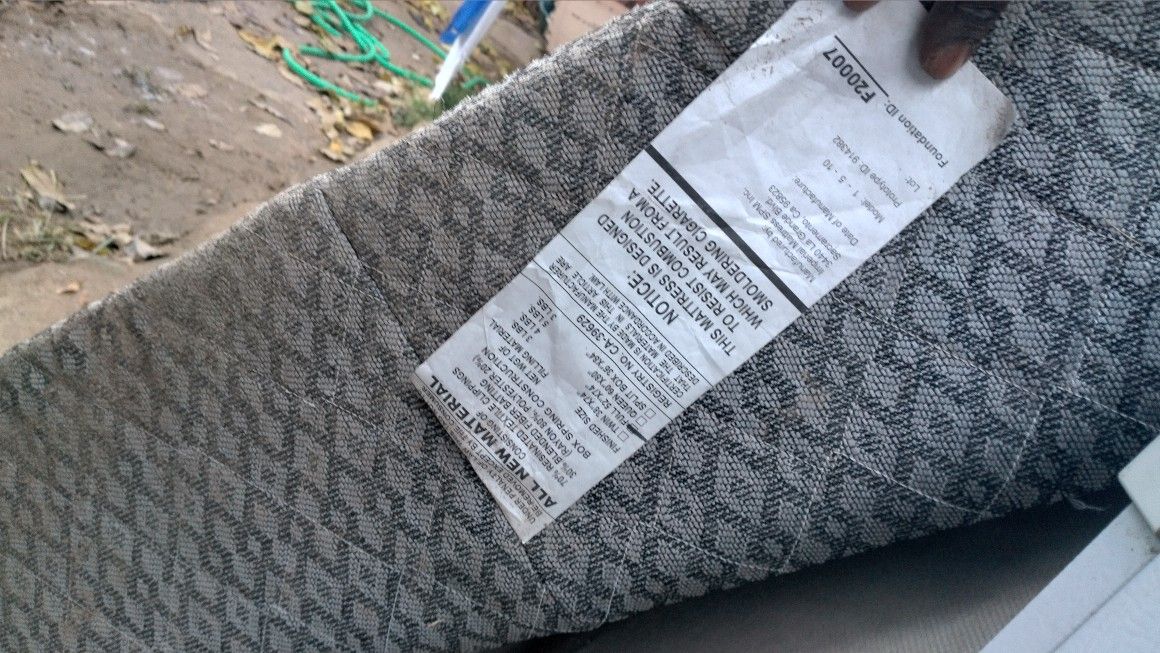 TENCEL BARIATRIC QUEEN SIZE MATTRESS AND BOX SPRING