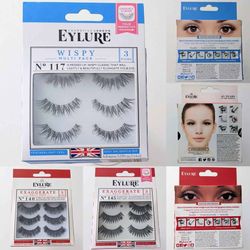 NEW Eylure Wispy No 117 and Exaggerate No 140 and No 145 volumizing reusable false eyelashes lashes