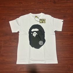 White and Black Bape Tee