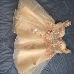 Champagne Quince Dress