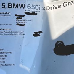 BMW 650i Grand coupe