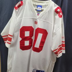 New York GIANTS, Jeremy Shockey, XL +2 Length, Authentic Game Jersey 
