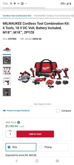 Milwaukee combo set  brand new never used in box