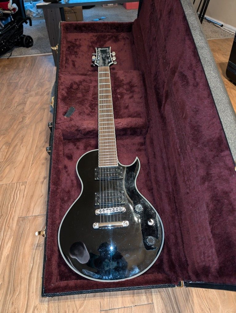 Ibanez 7-string Guitar With Case