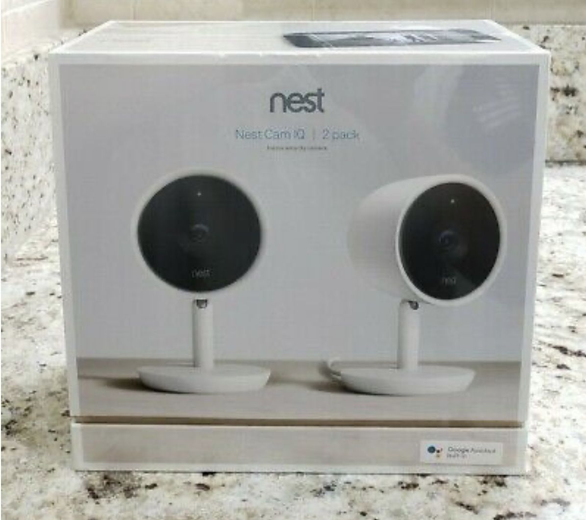 Nest Cam IQ Indoor Security Camera 2 Pack NC3200US Brand New Sealed