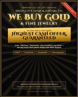 We Buy Gold, Platinum & Diamonds — Highest Cash Offer in LA, Guaranteed