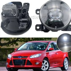 Fog Lights LED Headlight For Ford Focus 3 2012 2013 2014 Car DRL Fog Driving Lamp LED Lens