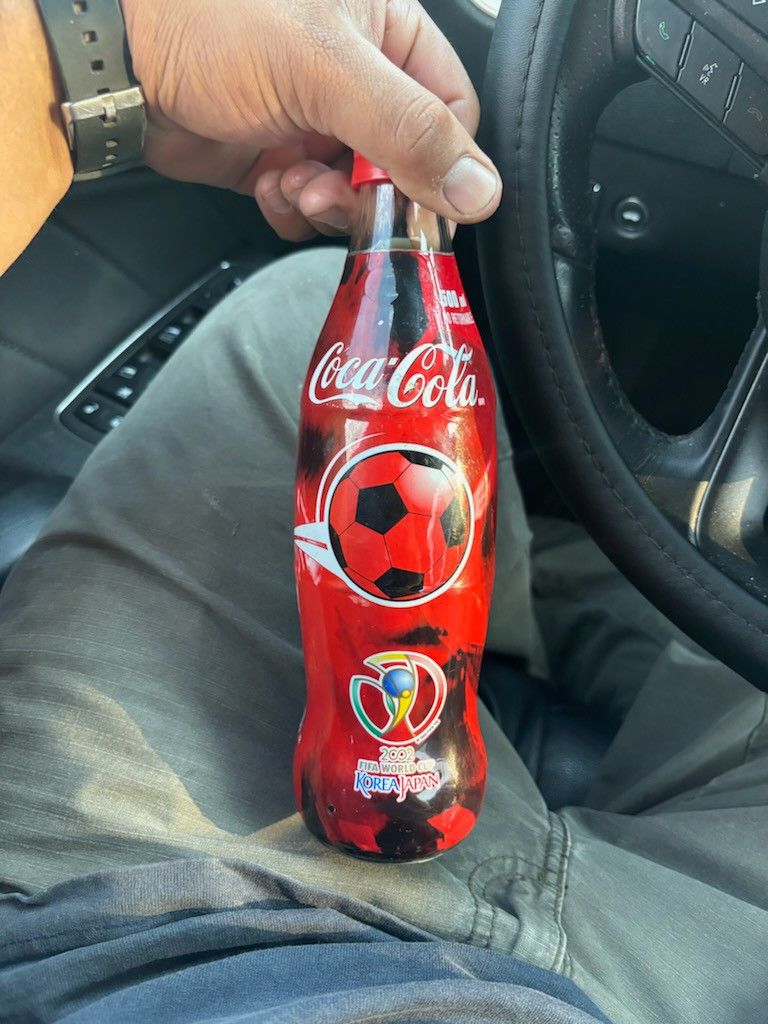 Coca Cola 2002 World Cup Collectible Bottle