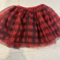 Checkered Red And Black Tutu
