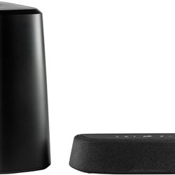 Polk MagniFi Mini AX Sound Bar with Wireless Subwoofer, Dolby Atmos and DTS:X Certified, Polk's Patented VoiceAdjust & SDA Technologies, Ultra-Compact