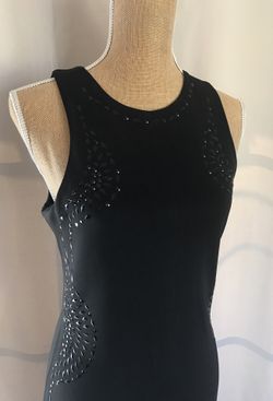 Black mini dress