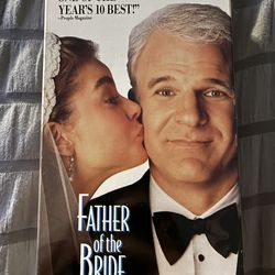 Touchstone Father of the Bride VHS Steve Martin Diane Keaton Comedy PG
