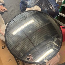 26” Outdoor Acrylic Convex Mirror/Plastic Back – Round Safety Mirror for Driveways