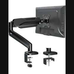Gas Spring Monitor Mount / Black / Fits Monitors 17” - 27” … 