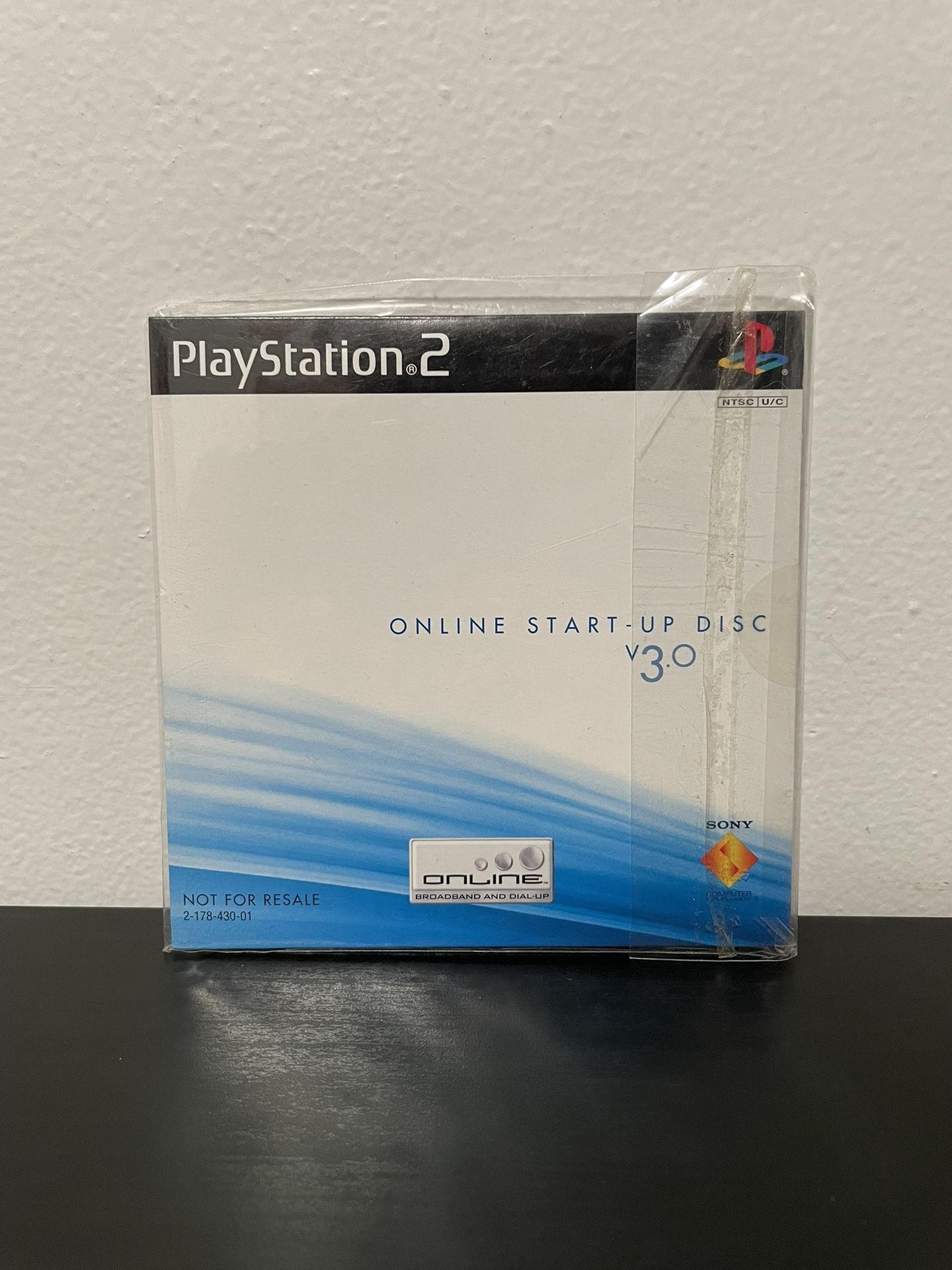 PlayStation 2 PS2 Online Start-Up Disc v3.0 NEW SEALED Demo Game Network Adapter