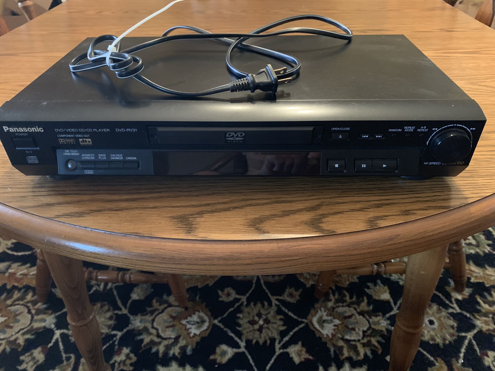Panasonic DVD player
