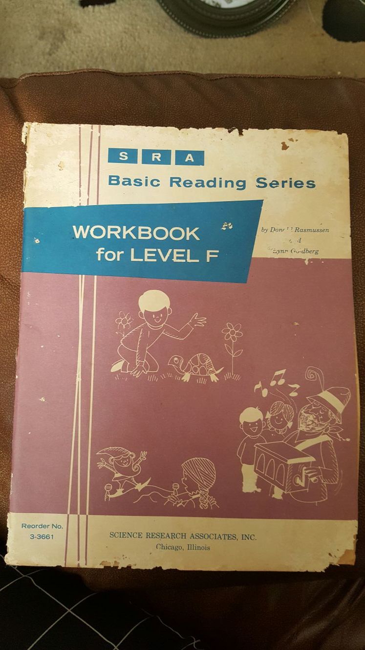 SRA Basic Reading Series Workbook For Level F