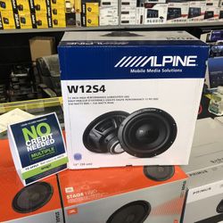 Alpine W12s4 On Sale For 79.99