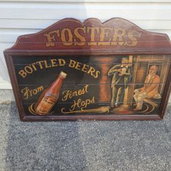 Fosters Antique Sign