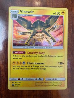 Pokemon Vikavolt SM208 Sun & Moon Black Star Promo Holo 2019 MP/LP ⚡️