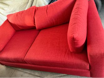 Red Sofa - 28H x 46D x 84W - $150