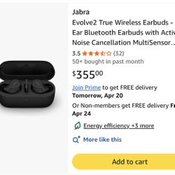 Jabra Evolve2 Buds Professional – NEW Sealed – ANC + Wireless Charging Pad